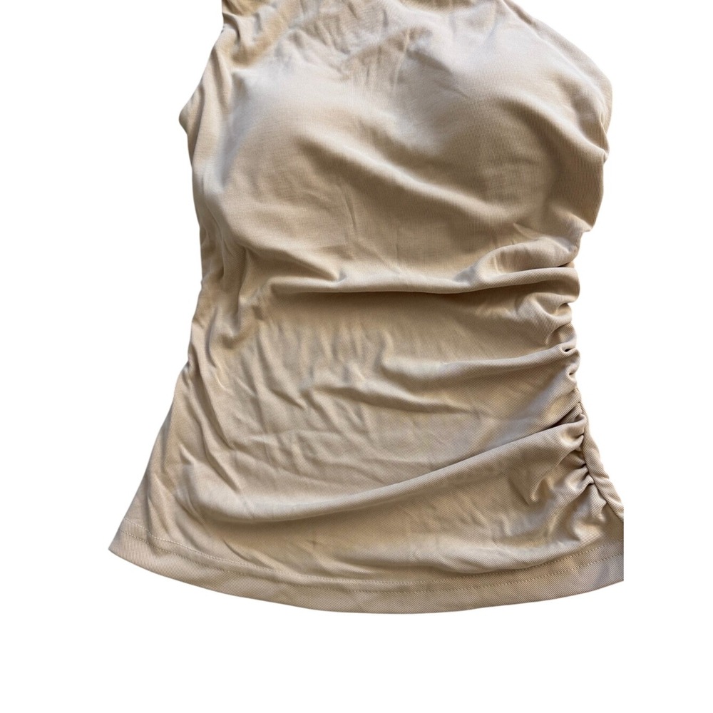 OGL Sandwashed One Shoulder Ruched Bra Tank size XS Morning Mist NWT - Picture 7 of 14